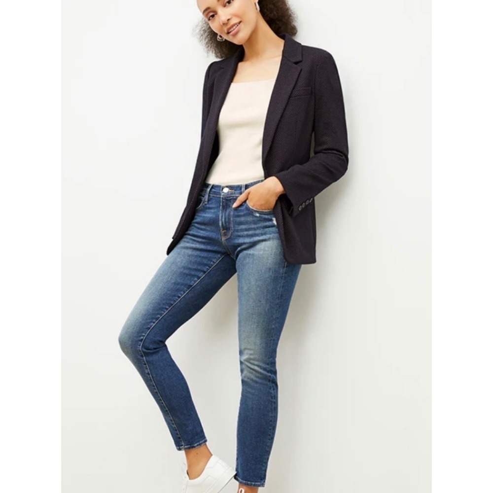 FRAME Denim Le Garcon Slim Boyfriend‎ Jeans Westfield Dark Wash LGJ270 Womens 26